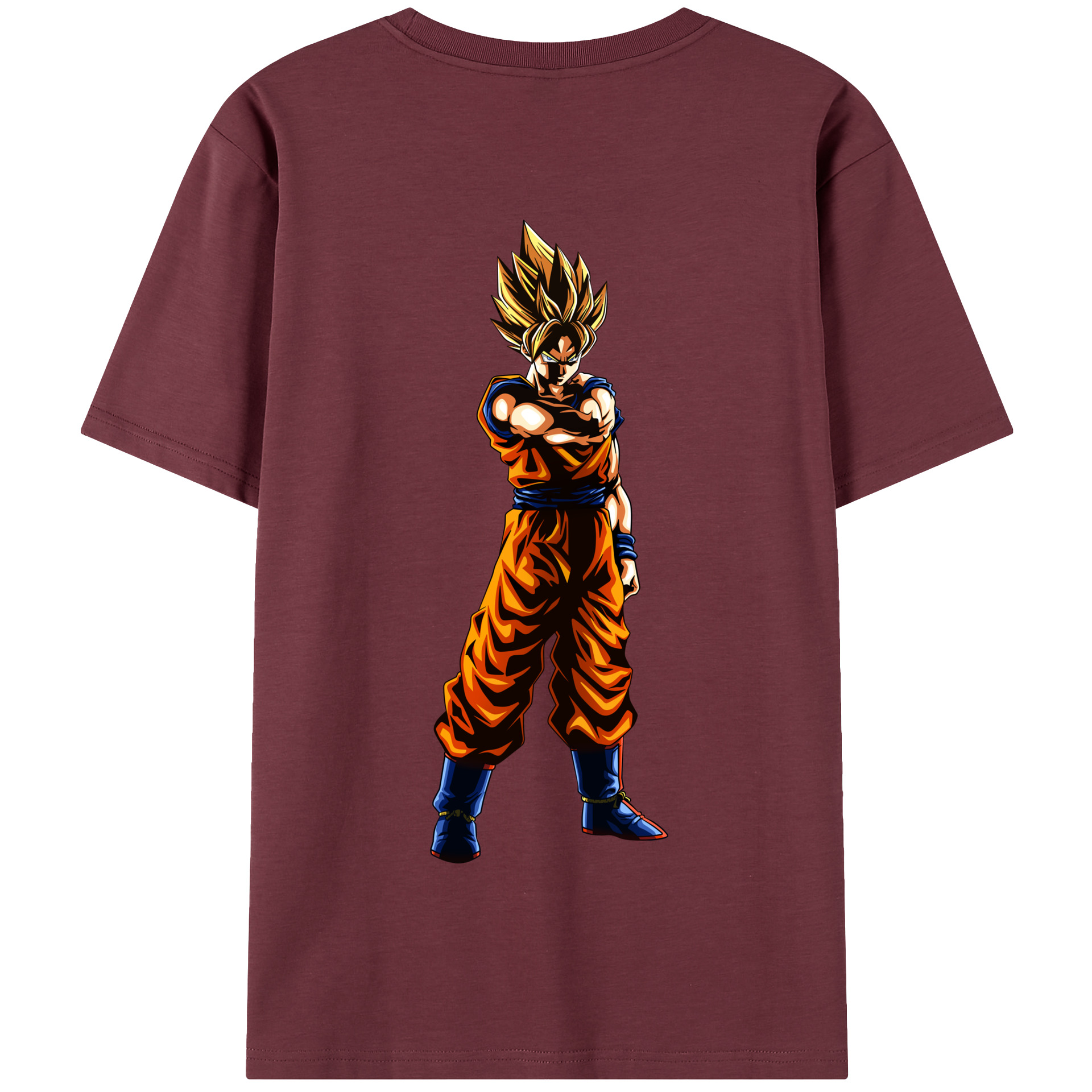 （画像用） ドラゴンボール 孫 悟飯（そんごはん）DRAGON BALL Son Gohan 綿100％半袖Tシャツ（背面プリント）